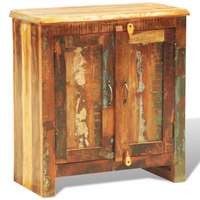 Discontmania VID Újrahasznosított fa szekrény két ajtóval Vintage antik stílusú