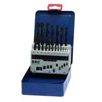 BOHRCRAFT Csigafúró készlet 1-10mm HSS-R 19r. Metal-Box BHC Germany