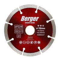 BERGER Gyémánt vágókorong 115mm Berger szegmentált, univerzális