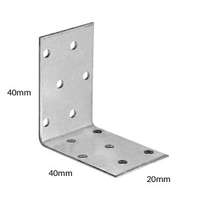 Sarokvas, sarokösszekötő 40x40x20x2mm CE-ETA tüzihorganyzott
