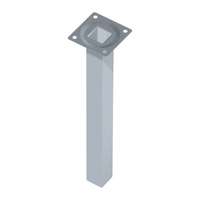 Element system Element System Acélcsőláb 25X25; 100mm, Ezüst-Alu (11101-00004) Szögl.