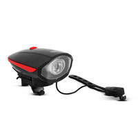 Wheel Zone Kerékpár lámpa elektromos kürttel - XPE LED - 400 mAh - 450 lm - IP55