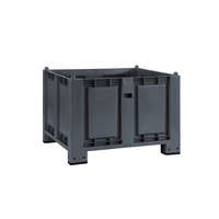 martinialfredo Zárt oldalú 550 l-es box-konténer 4 lábas, reg