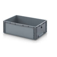 AUER Nyitott tárolódoboz Euro formátumban akrilüveg figyelőablakkal EG SKS 64/22 HG