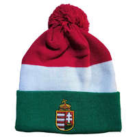 Magyarország bojtos sapka (kötött) - hivatalos szurkolói termék (címeres)