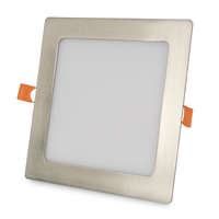 Avide Avide LED Beépíthető Négyzetes Mennyezeti Lámpa ALU Szatén Nikkel 12W NW 4000K (ACRPNW-S-12W-ALU-SN)