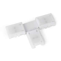 Avide Avide LED Szalag 12-24V T elosztó elem, forr.mentes, fehér-2eres, 8mm (10 db-os csom.) (ALSA-BTC-2P-2835-8MM-10)