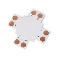 Avide Avide LED Szalag 12-24V X elosztó elem, forr.mentes, fehér-2 eres, 8mm (10 db-os csom.) (ALSA-XC-2P-2835-8MM-10)