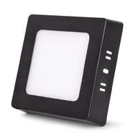 Avide Avide LED Falra Szerelhető Négyzetes Mennyezeti Lámpa ALU 6W CCT IP44/IP20 Fekete (AMSMPCCT-S-6W-ALU44-B)