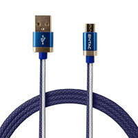 Entac Entac Töltőkábel USB A -> Mikro Fashion King Kék 100cm (ECUSB-AM3-FM-BL1)