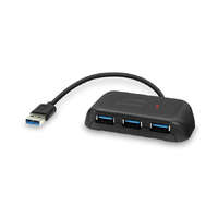 Speedlink Speedlink Snappy EVO 4 portos USB 3.0 Hub fekete (SL-140106-BK)