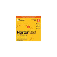 NortonLifeLock NortonLifeLock Norton 360 for Mobile 1 felhasználó 1 eszköz 1 év dobozos vírusirtó szoftver (21426914 / 21459990)