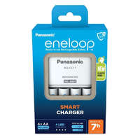 Panasonic Panasonic Eneloop Smart AA/AAA akkumulátor töltő + 4db 2000mAh AA akkumulátor (K-KJ17MCD40E)