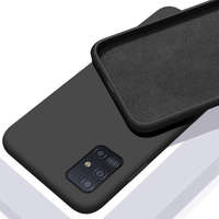 Cellect Cellect Samsung A14 5G prémium szilikon tok fekete (CEL-PREM-SAMA14-5GBK)
