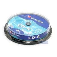 Verbatim Verbatim 80'/700MB 52x CD lemez 10db/henger