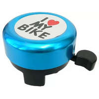 NovaBIK3 NovaBIK3 I Love My Bike fém kerékpár csengő kék (AN68468)