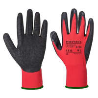 PORTWEST PORTWEST Flex Grip latex védőkesztyű XL-es méret piros-fekete (A174R8RXL)