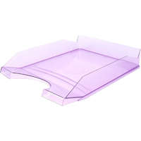 Victoria Victoria műanyag irattálca áttetsző lila (IDTAL)