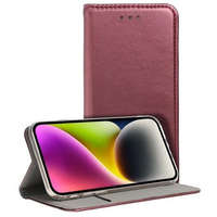 gigapack Gigapack Samsung Galaxy S23 (SM-S911) bőr hatású fliptok burgundy színű (GP-134907)