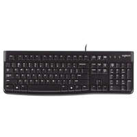 Logitech Logitech K120 USB billentyűzet US fekete OEM (920-002479)