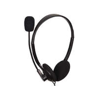 Gembird Gembird MHS-123 sztereó headset+mikrofon+hangerőszabályozó fekete