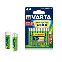 Varta Varta Ready To Use AA Ni-Mh 2600 mAh ceruza akku 4db/csomag (5716101404)