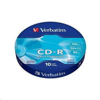 Verbatim Verbatim DataLife 80'/700MB 52x CD lemez zsugorhengeres 10db/henger (43725)