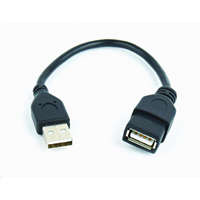 Gembird Gembird Cablexpert USB 2.0 A-A hosszabbító kábel 15cm (CCP-USB2-AMAF-0.15M)