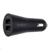 Belkin Belkin 4.8A / 24 Watt autós töltő 2 USB port (kábel nélkül) (F8M930btBLK)
