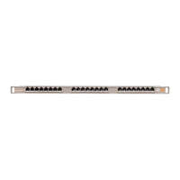 Nikomax Nikomax STP patch panel cat.5e 24 port 19" 0.5U árnyékolt (NMC-RP24SD2-HU-MT)