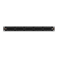Nikomax Nikomax patch panel 50 port 1U 19" fekete (NMC-RP50UC3-1U-BK)