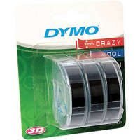 DYMO Feliratozó szalag 3 részes készlet DYMO S0847730 Szalagszín: Fekete Szövegszín: Fehér 9 mm 3 m