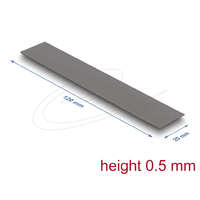 Delock Delock Hővezető párna 120 x 20 x 0,5 mm M.2 modulokhoz 3,2 W/mK alacsony olaj szivárgás