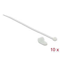 Delock Delock Fehér színű, összekapcsoló pánt készlet 12,7 mm H 300 x Sz 4,8 mm kábelekkel (18869)