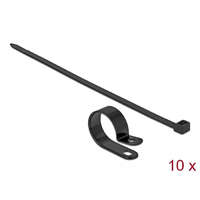 Delock Delock Fekete színű, összekapcsoló pánt készlet 25,4 mm H 300 x Sz 7,2 mm kábelekkel (18876)