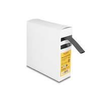 Delock Delock hőre zsugorodó cső doboz, belső ragasztóval, zsugorodási arány 4:1, 5 mx 12 mm fekete (19968)