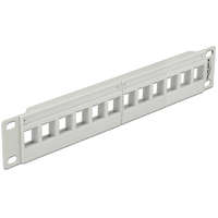 Delock Delock 10" Keystone Patch Panel 12 Port szürke (43309)