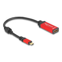 Delock Delock USB Type-C - HDMI adapter (DP Alt Mode) 8K 60 Hz-hez HDR funkcióval piros (60053)