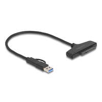 Delock Delock USB - SATA 6 Gb/s átalakító USB Type-C vagy A-típusú USB konnektorral (61042)