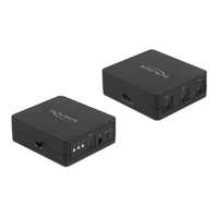 Delock Delock S/PDIF TOSLINK kapcsoló 3 bemenettel és 1 kimenettel infrasugaras távkapcsolóval és USB Tápellátással (63395)