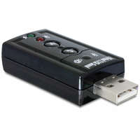 Delock Delock USB 2.0 külso hangátalakító 24 bit / 96 kHz S/PDIF-fel (63926)