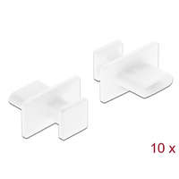 Delock Delock Porvédő USB Type-C kimenethez nagy fogantyúval 10 darab fehér (64097)