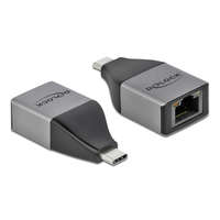 Delock Delock USB Type-C adapter Gigabit LAN 10/100/1000 Mbps kompakt kialakítású (64118)