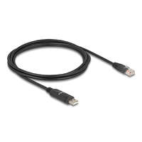 Delock Delock Adapter USB 2.0 A-típusú csatlakozó - 1 x soros RS-232 RJ45 csatlakozó 1,8 m fekete (64304)