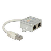 Delock Delock RJ45 Port Doubler 1 x RJ45 apa > 2 x RJ45 anya (2 x ISDN) (65224)
