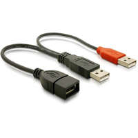 Delock Delock USB Y adat- és tápkábel (65306)