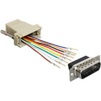 Delock Delock adapter Sub-D 15 Pin apa > RJ45 anya, szerelő készlet (65432)