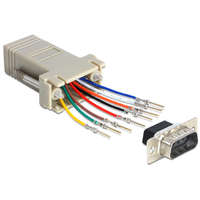 Delock Delock Sub-D 9 Pin apa > RJ45 anya adapter, szerelő készlet (65462)
