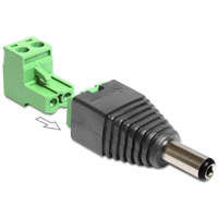 Delock Delock DC 2.5 x 5.5 mm apa > Terminal Block 2 pin adapter, 2 részes (65488)