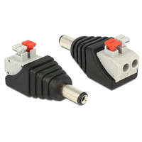 Delock Delock DC 5.5 x 2.1 mm apa > Terminal Block nyomógombbal 2 pines adapter (65523)